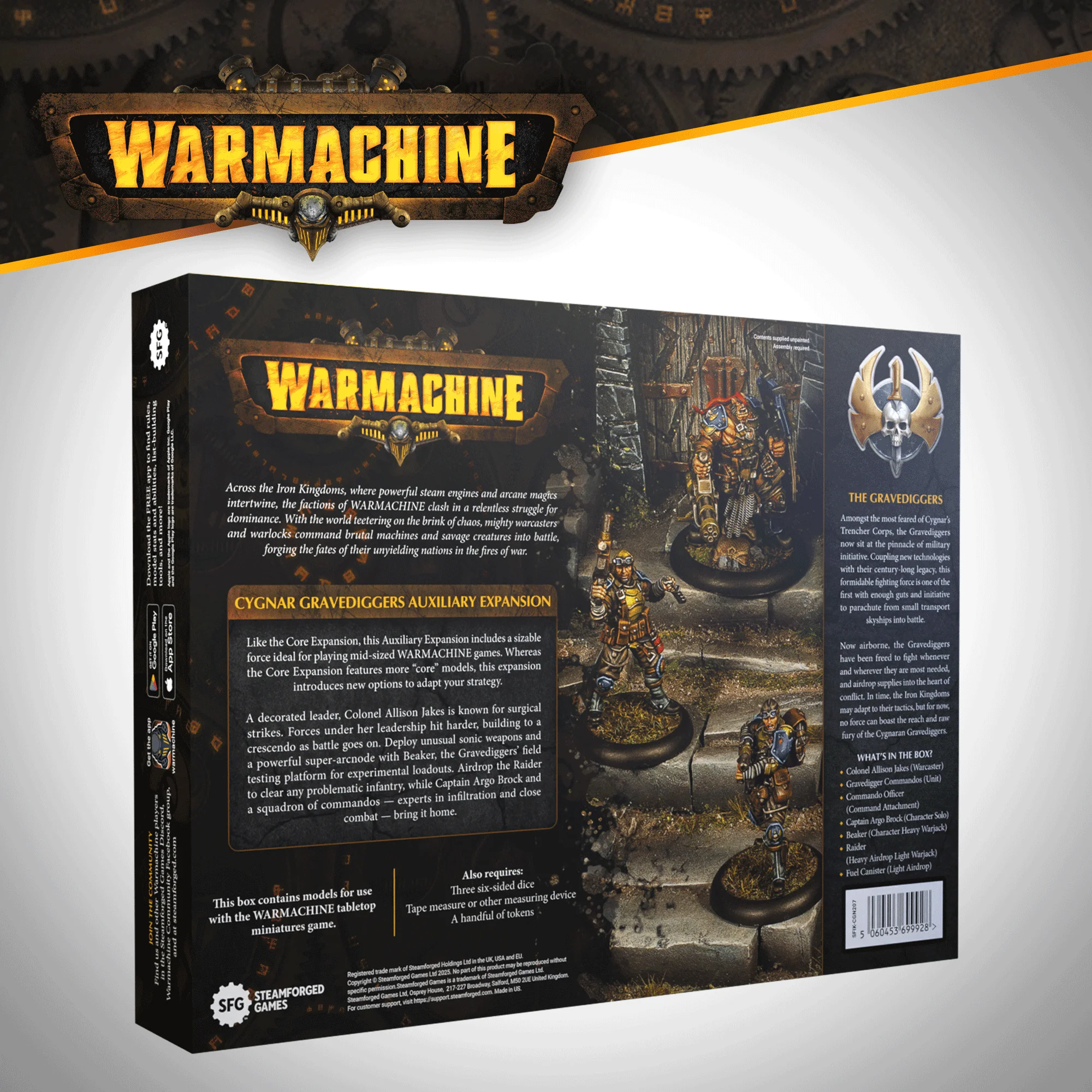 Warmachine: Cygnar Gravediggers Auxiliary Expansion - Image 14