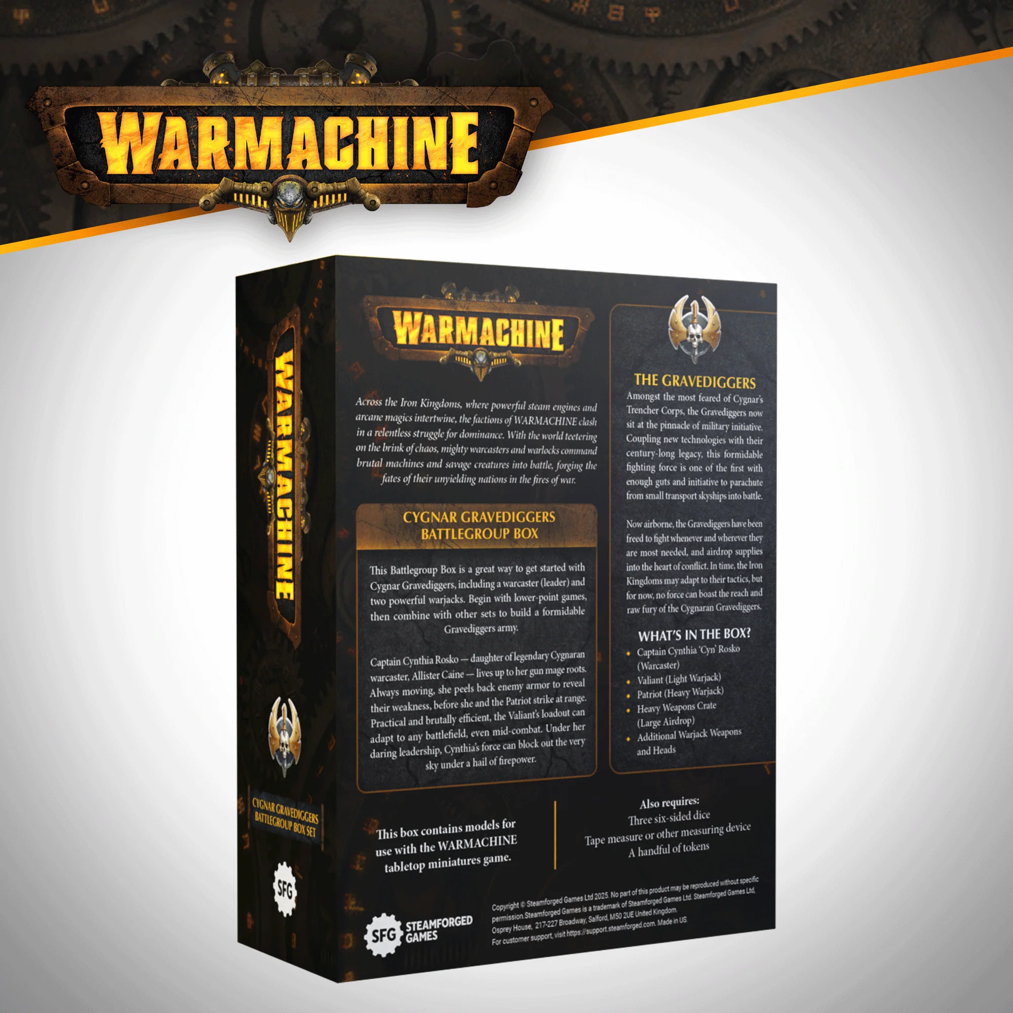 Warmachine: Cygnar Gravediggers Battlegroup Box - Image 7